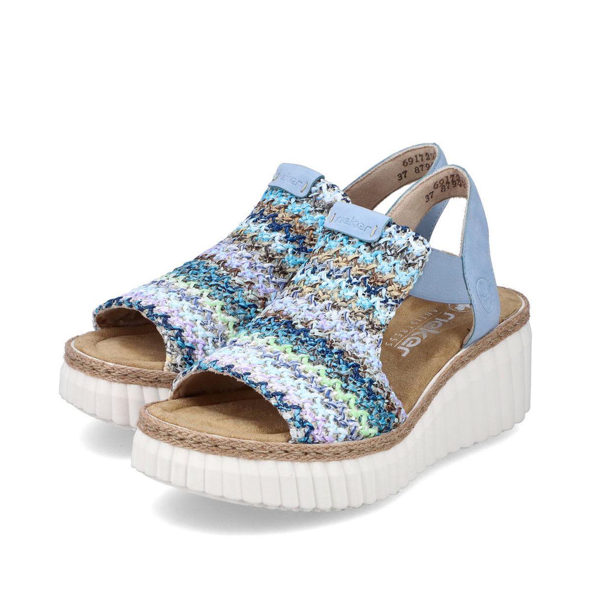 69172 Mesh Wedge Sandals
