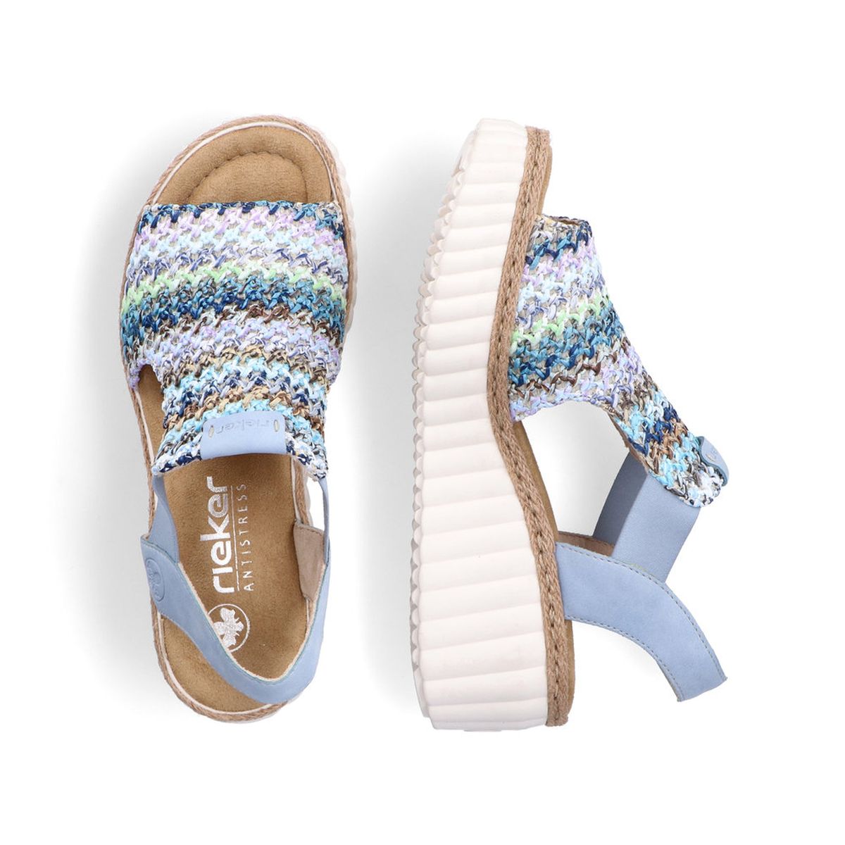 69172 Mesh Wedge Sandals