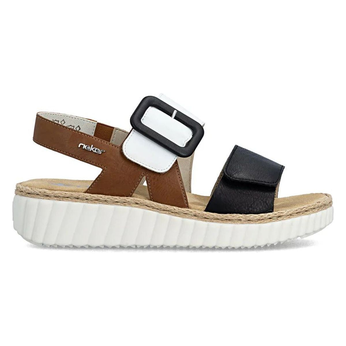 Rieker 69260 Women's Wide Sandals in Multi