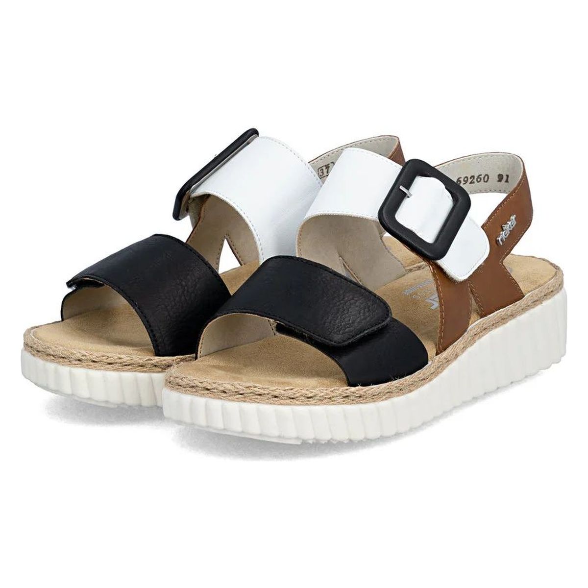 Rieker 69260 Women's Wide Sandals in Multi