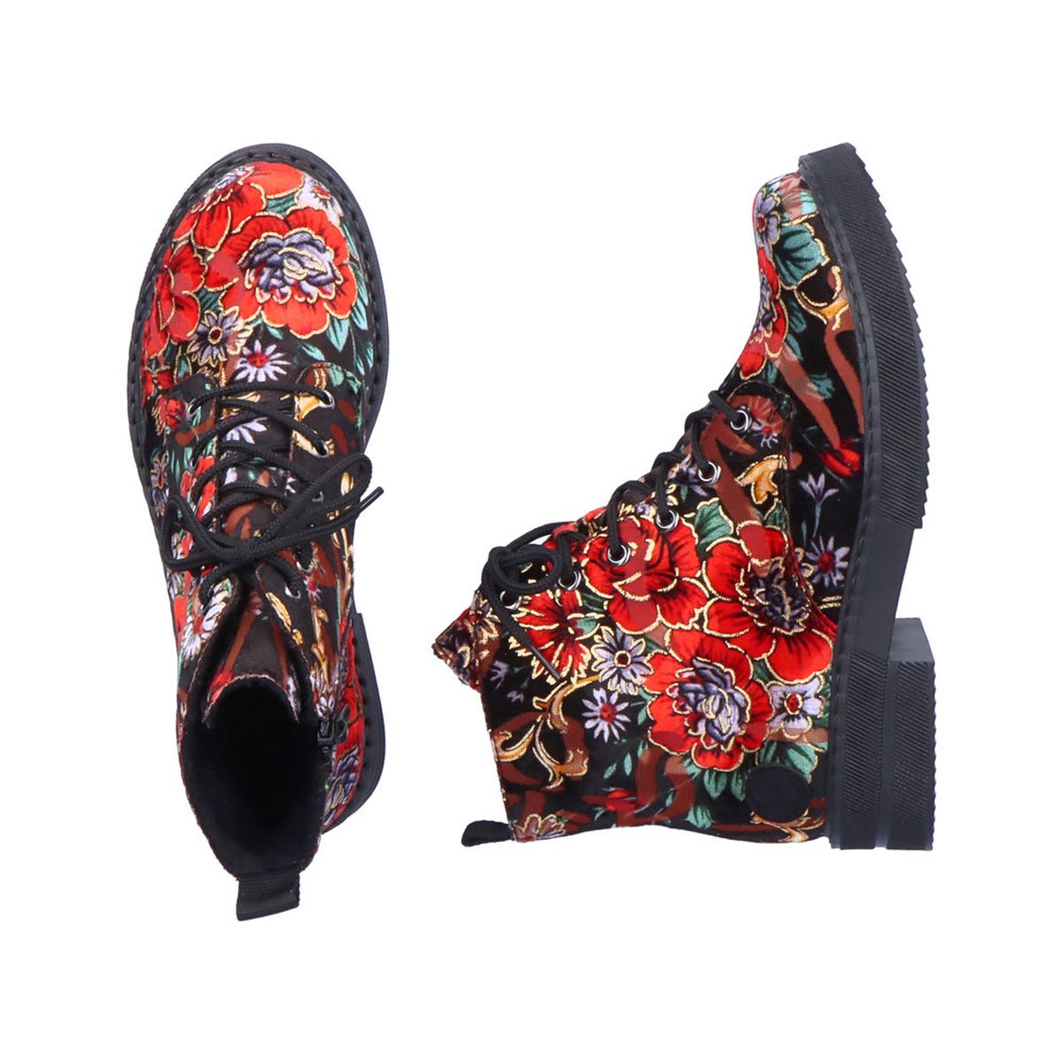 Rieker 72010 Biker Boot in Floral