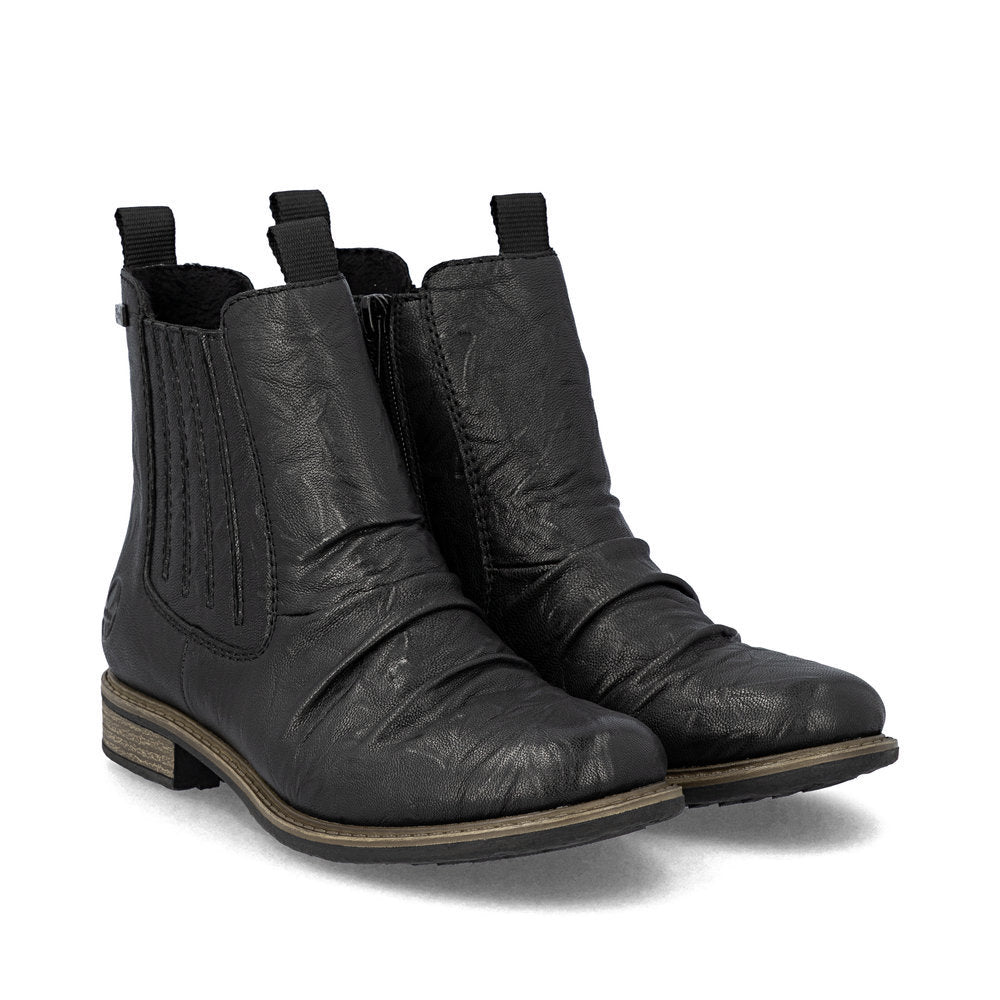 Rieker 74855 Chelsea Boot in Black