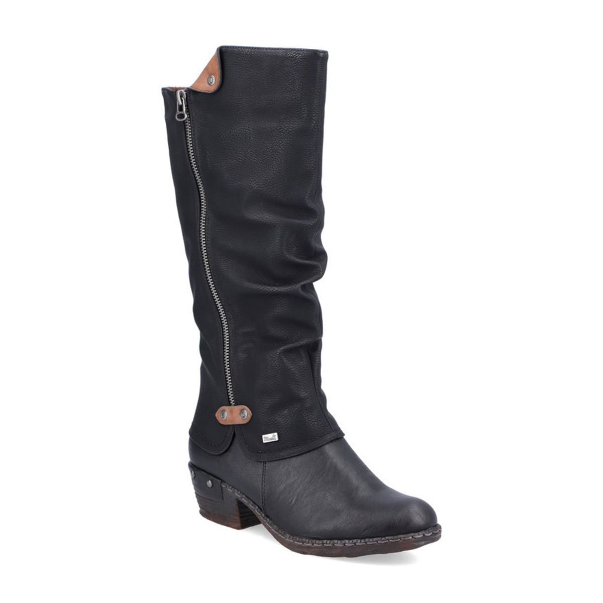 93655 Zipper High Boots