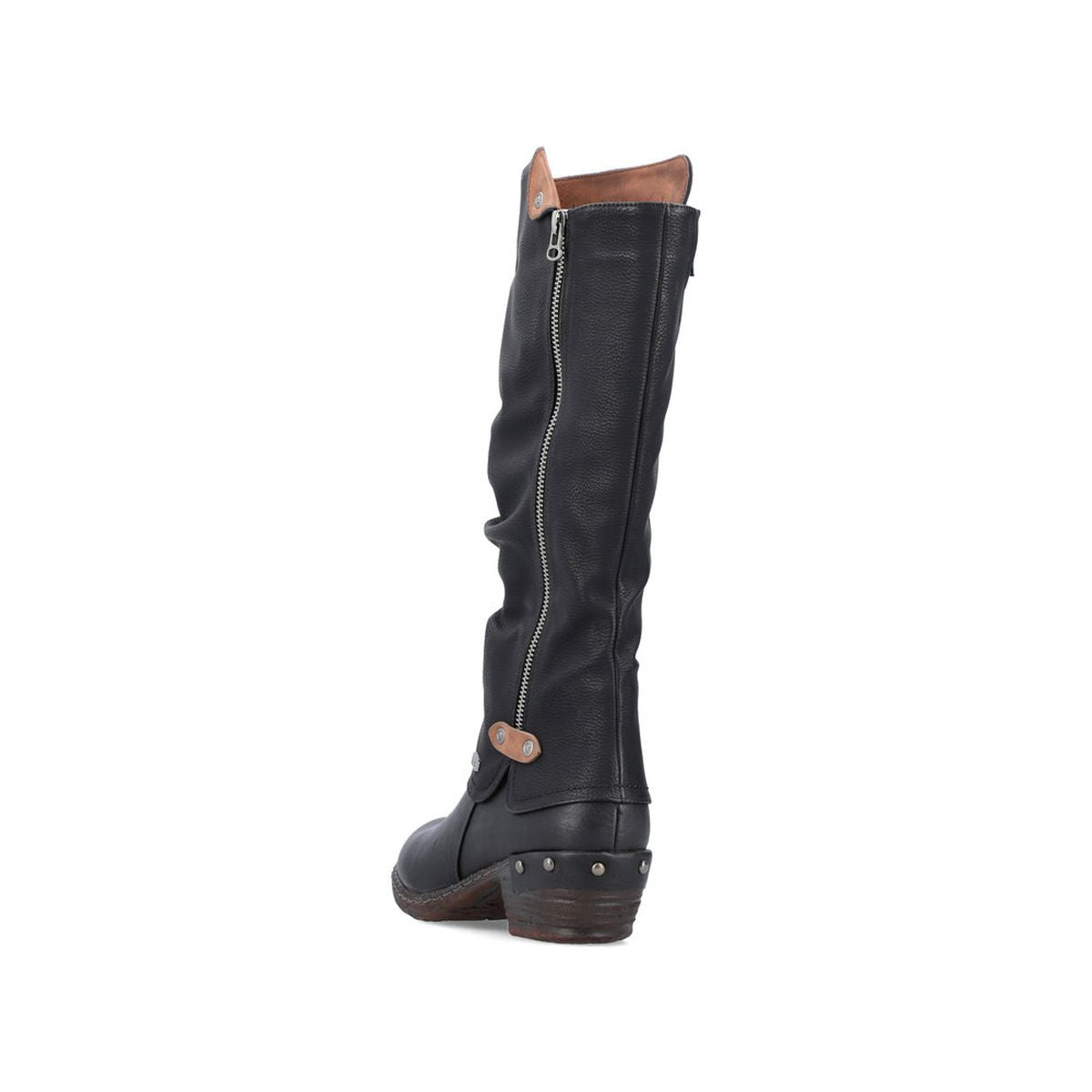 93655 Zipper High Boots