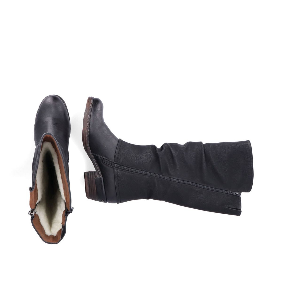 93655 Zipper High Boots