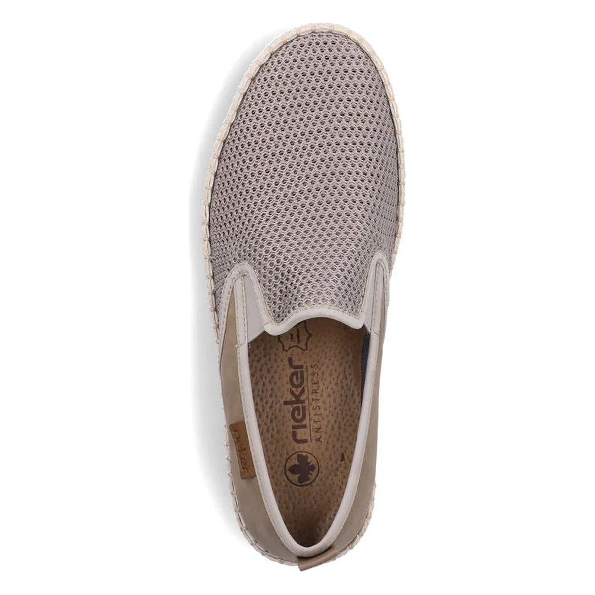 Rieker B2661 Men's Shoes in Beige