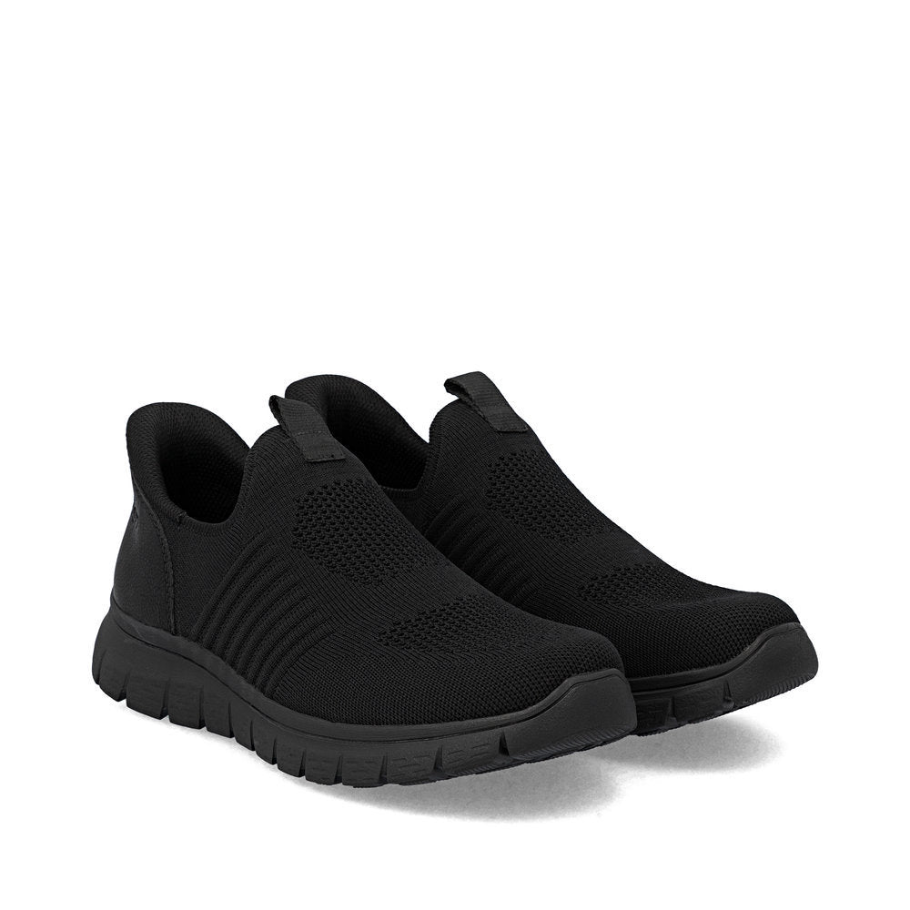 Rieker B6659 Men's Ready to Go Slip On Shoe in Black