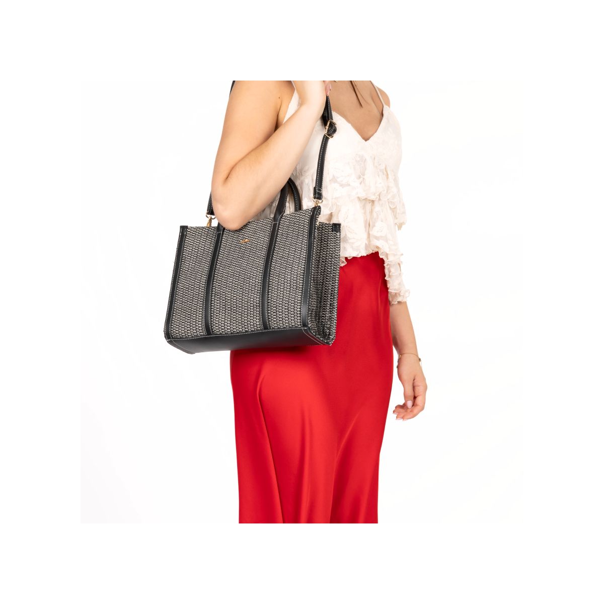 Rieker H1013 Women's Tote Bag - Black