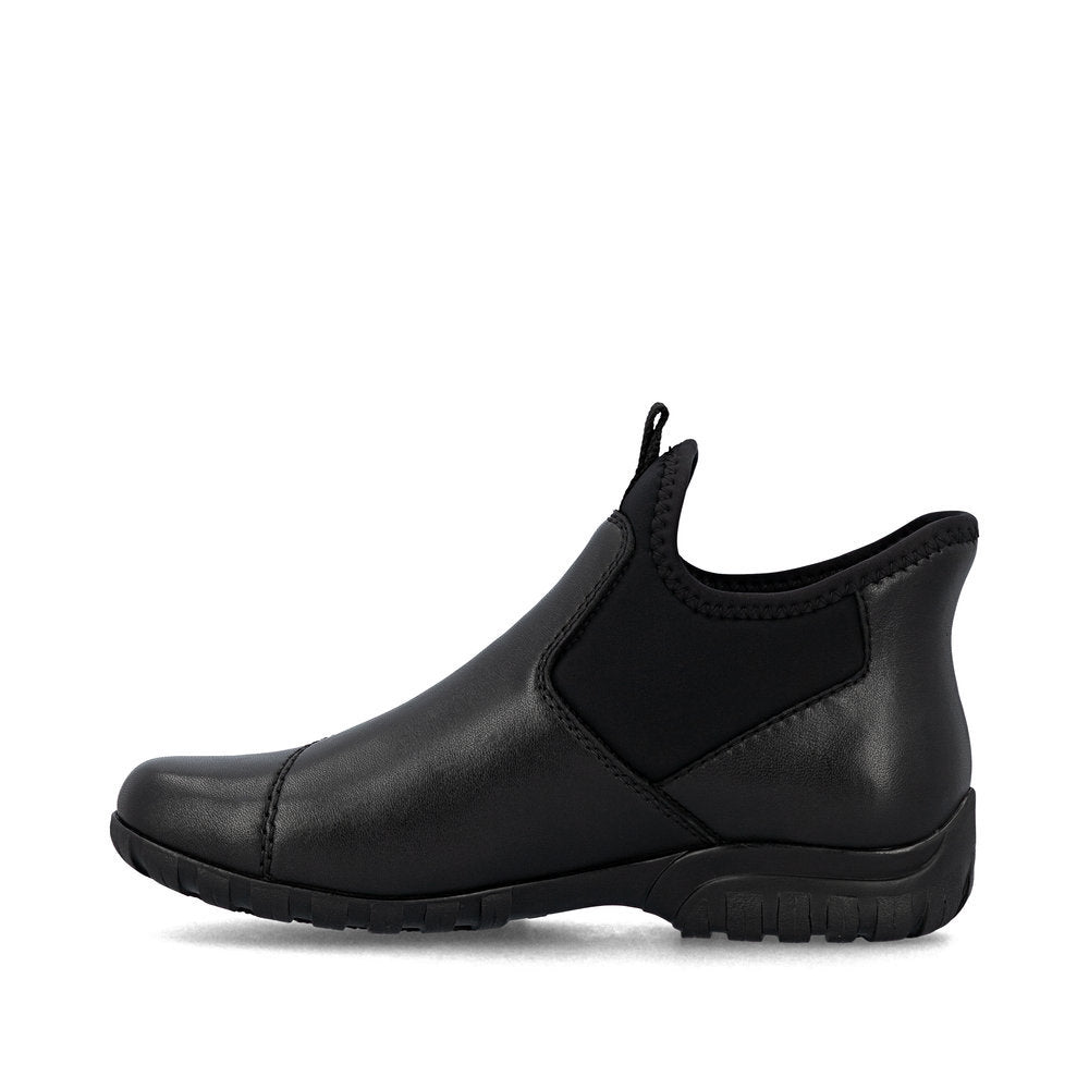 Rieker L4677 Ready to Go Ankle Boots in Black