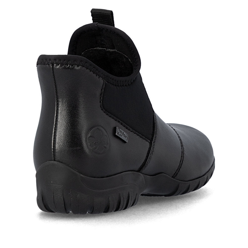 Rieker L4677 Ready to Go Ankle Boots in Black