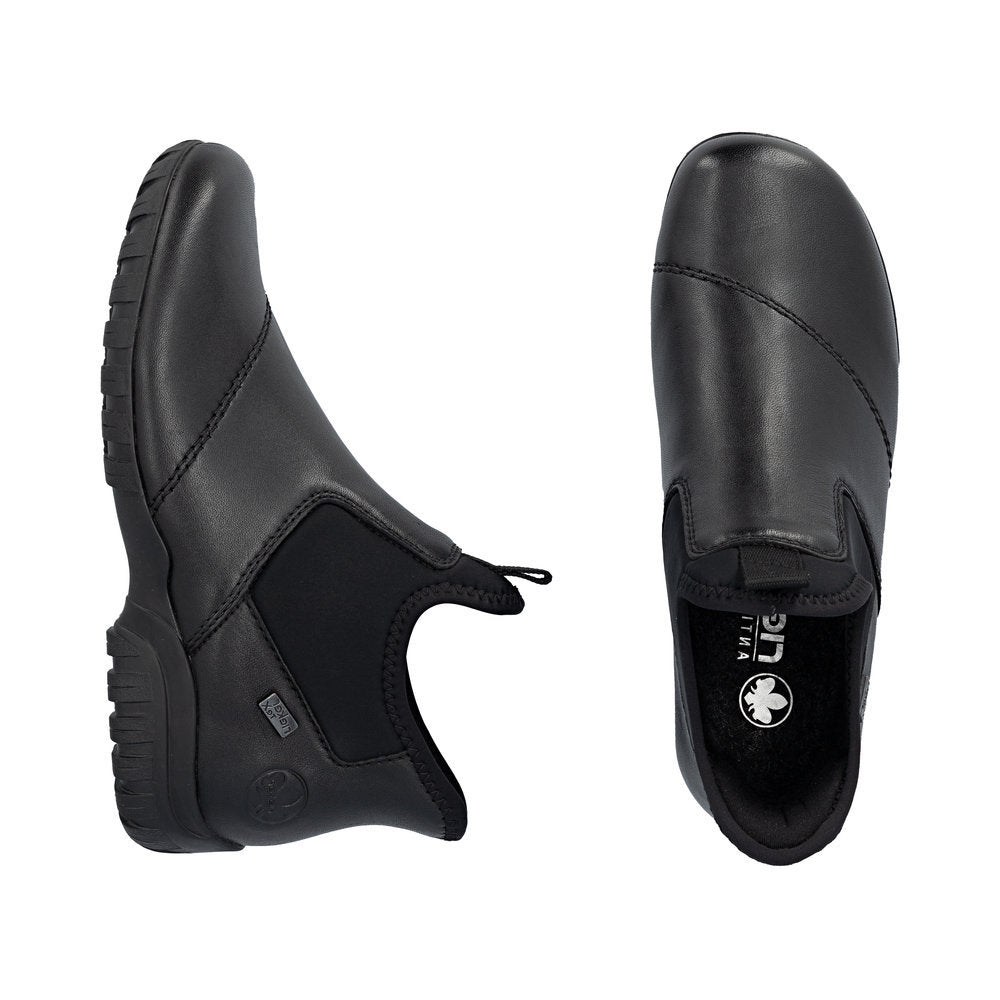 Rieker L4677 Ready to Go Ankle Boots in Black
