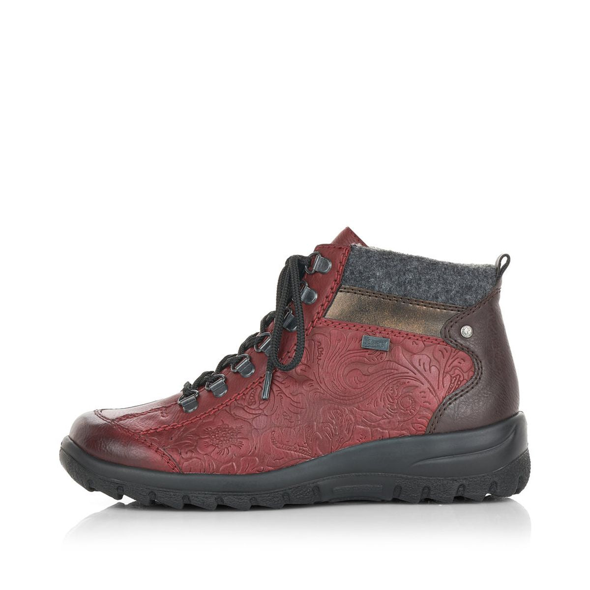 L7144 Lace Up Boots