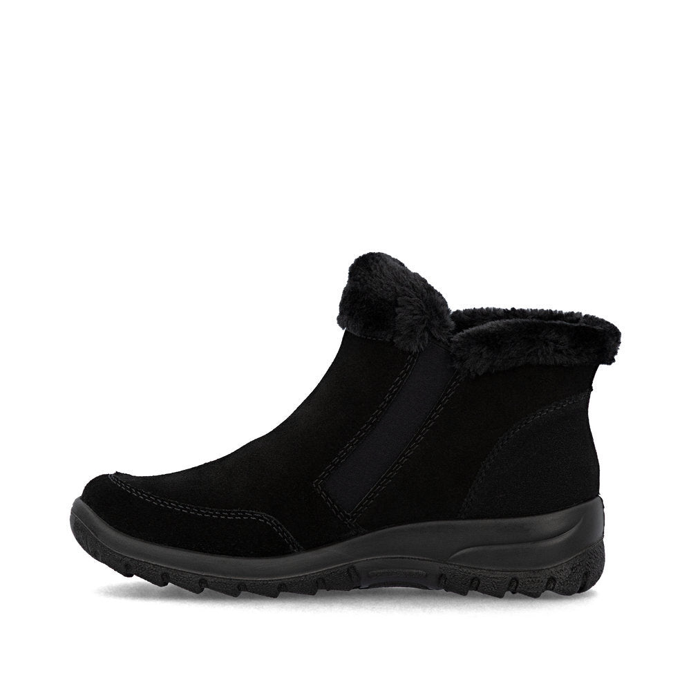 Rieker L7188 Ready to Go Ankle Boots in Black