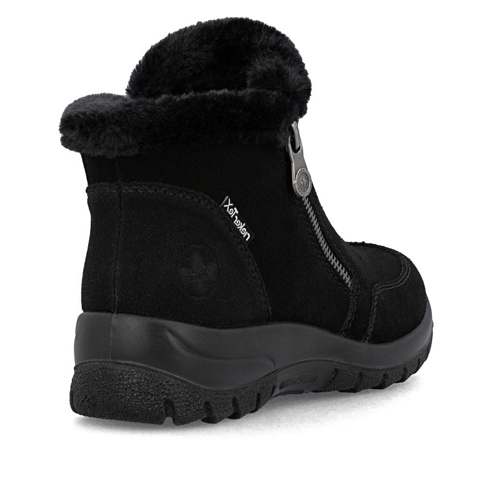 Rieker L7188 Ready to Go Ankle Boots in Black