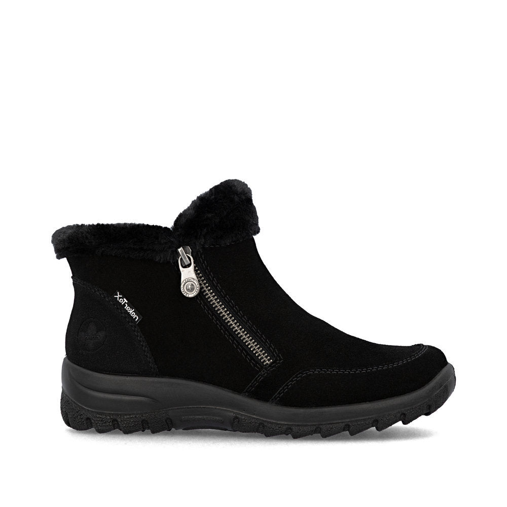 Rieker L7188 Ready to Go Ankle Boots in Black