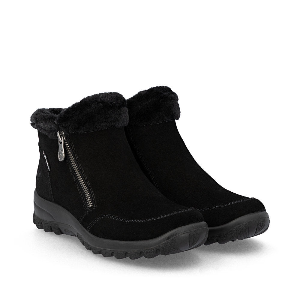 Rieker L7188 Ready to Go Ankle Boots in Black