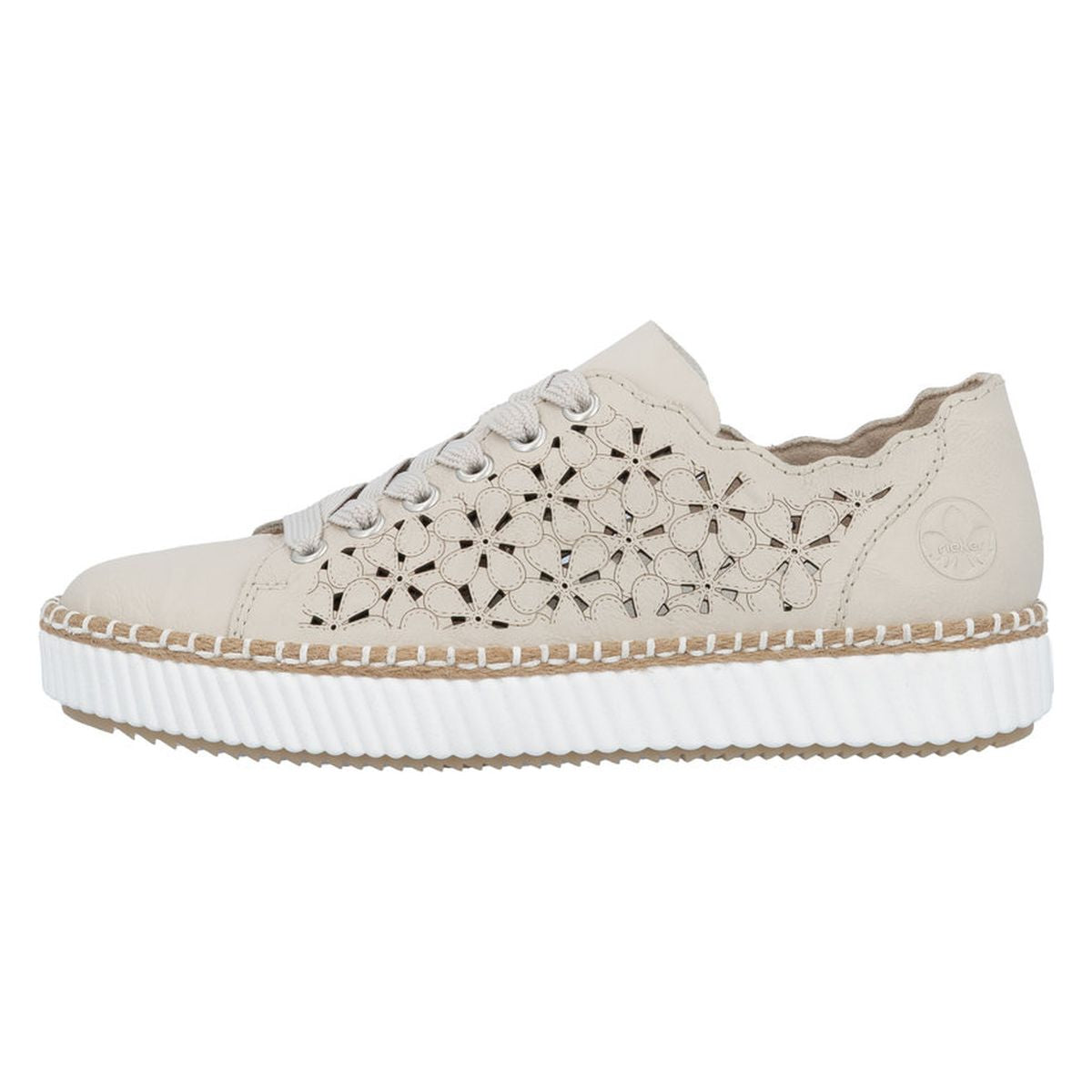 Rieker M2902 Women's Shoes in Beige