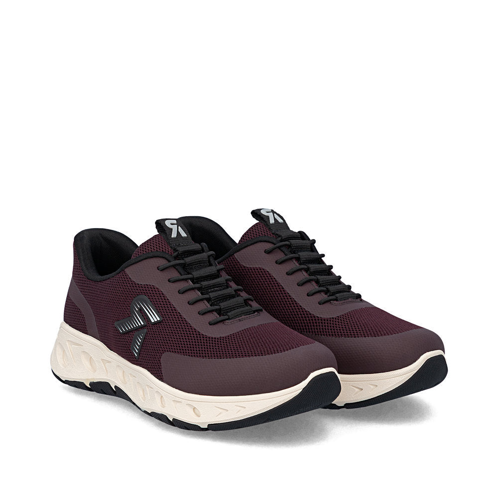 Rieker M6551 Ready to Go Sneaker in Red