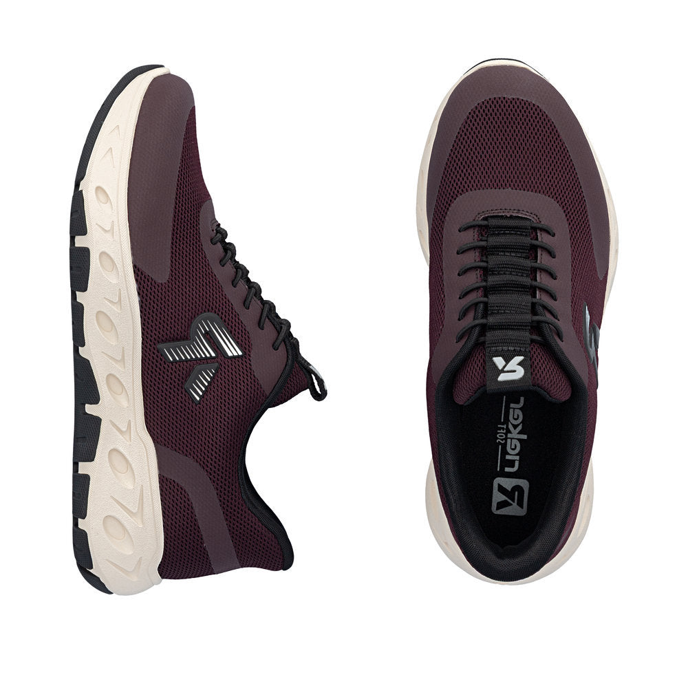 Rieker M6551 Ready to Go Sneaker in Red
