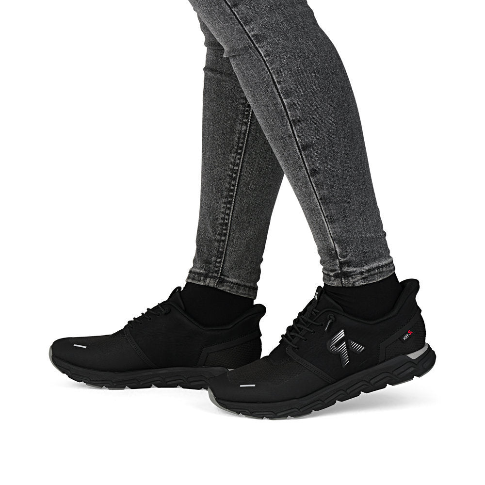 Rieker M9051 Women's Ready to Go Sneaker in Black