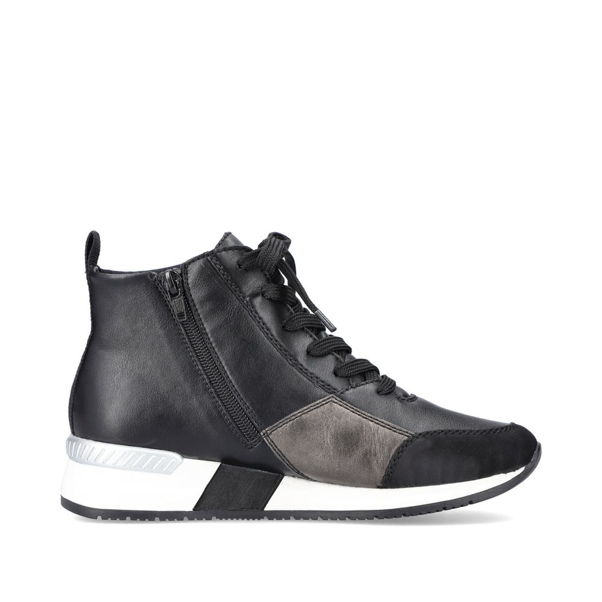 Rieker N7640 Women's Short Boots in Black