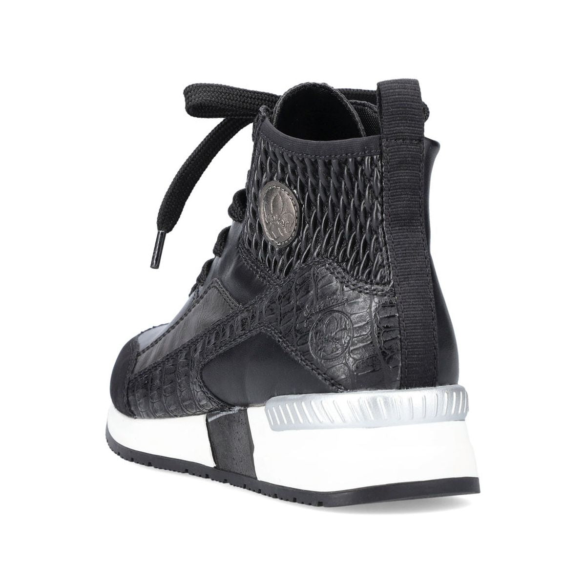 Rieker N7640 Women's Short Boots in Black