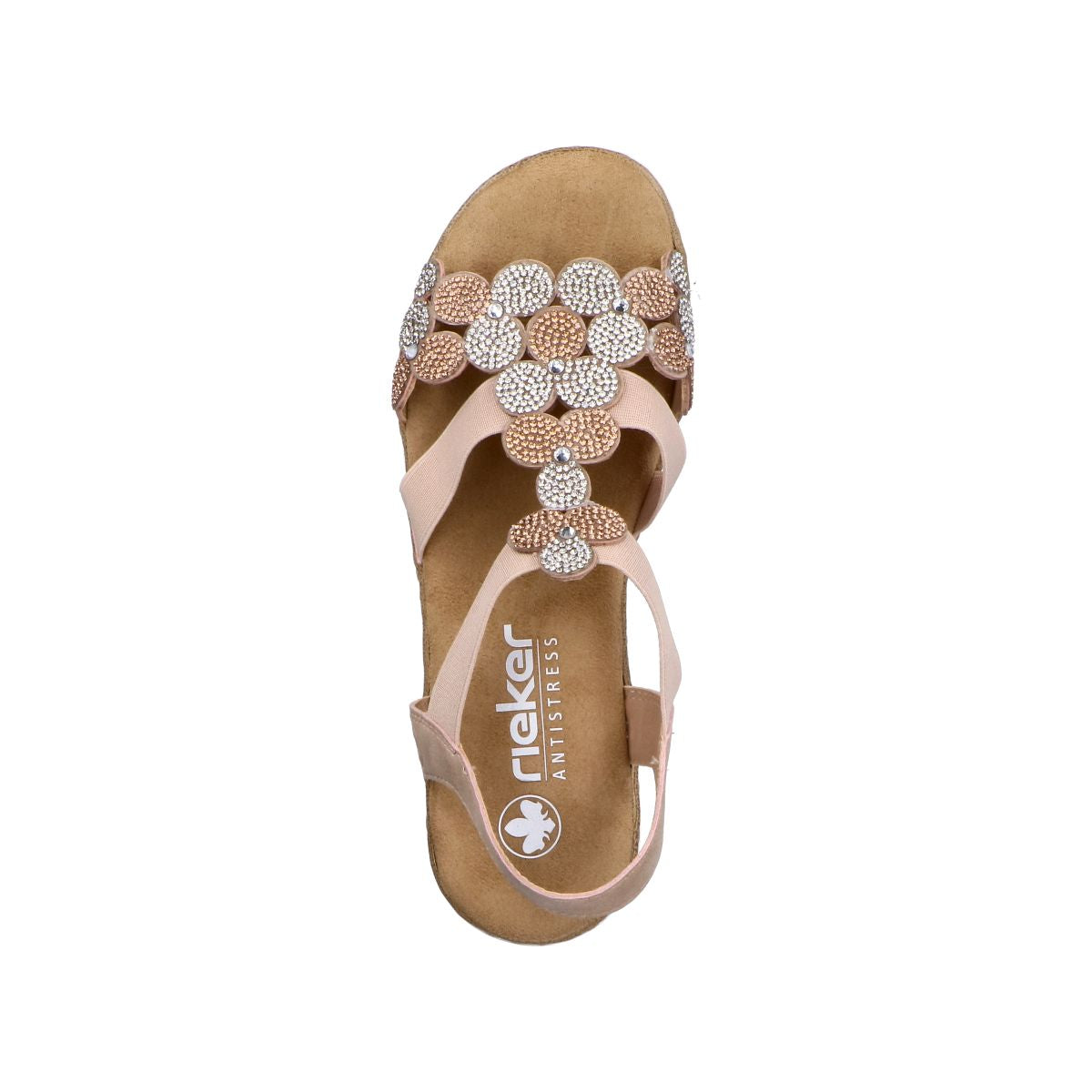 Rieker V0613 Women's Sandals in Pink