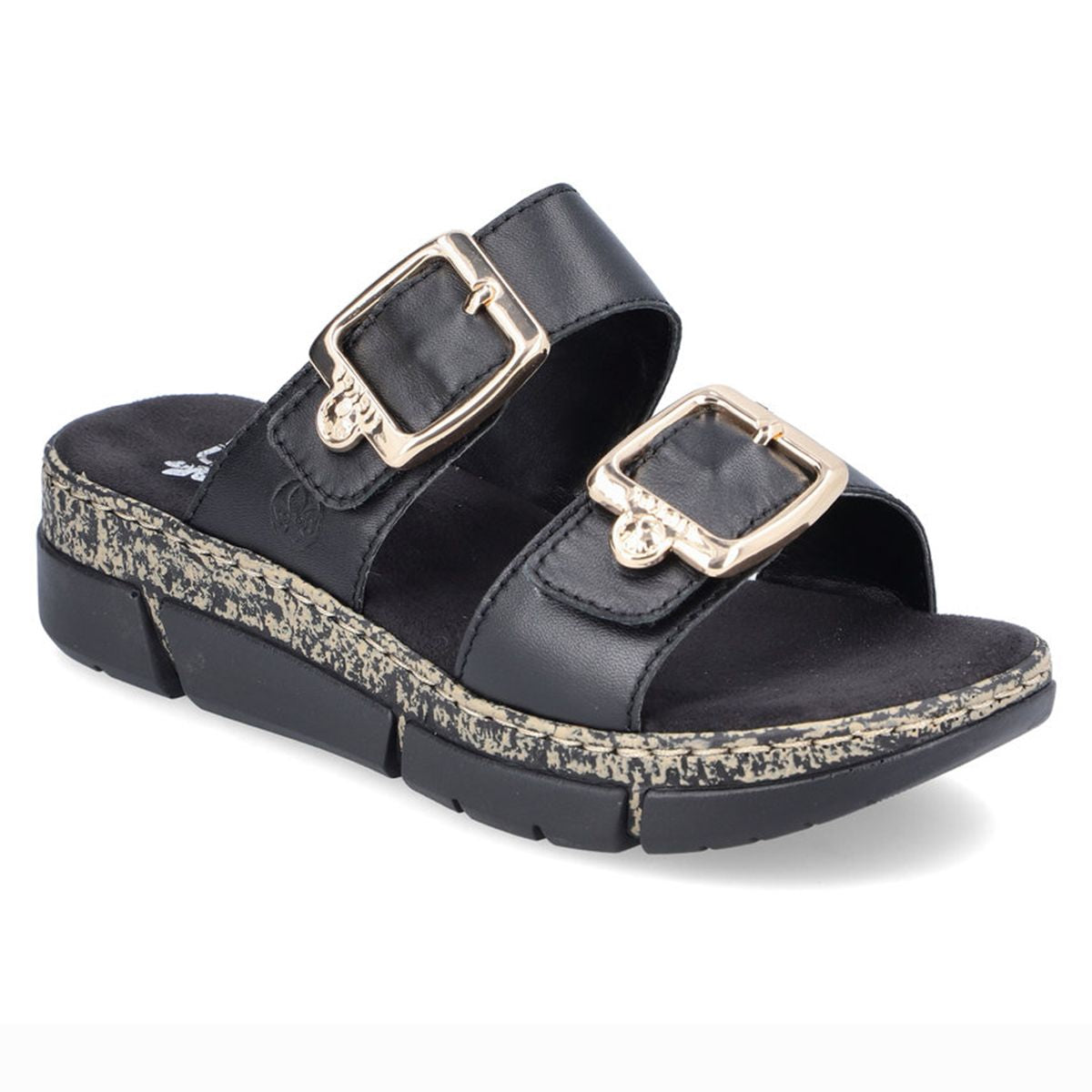 V2372 2-Strap Mule Sandals