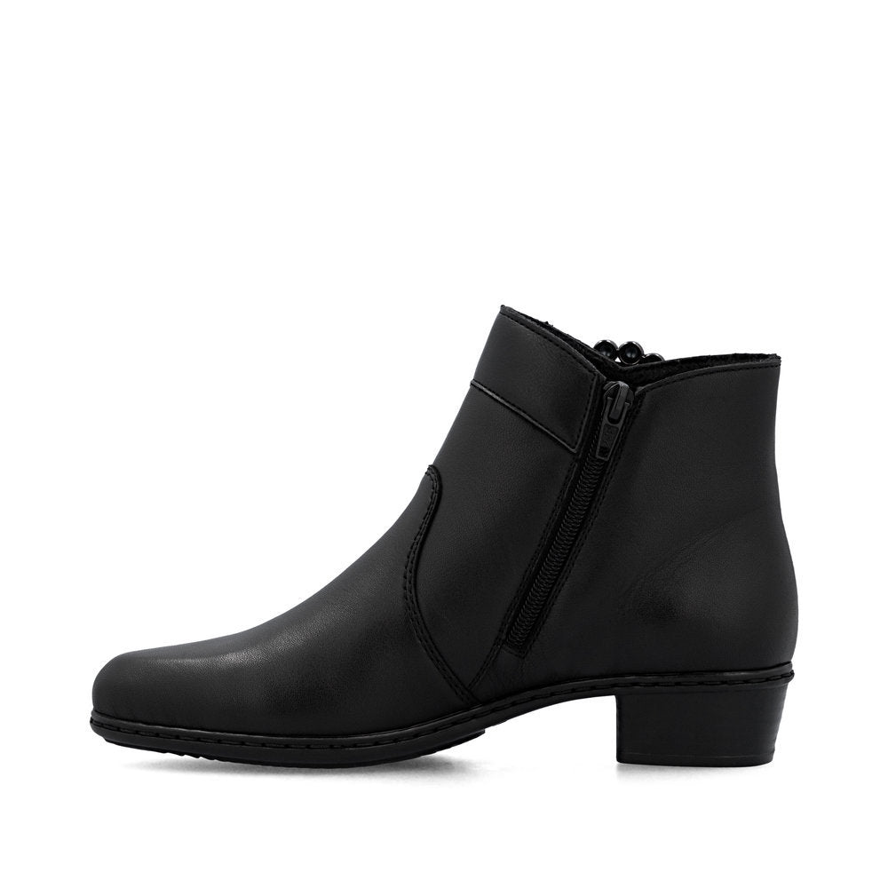 Rieker Y0797 Ankle Boots in Black