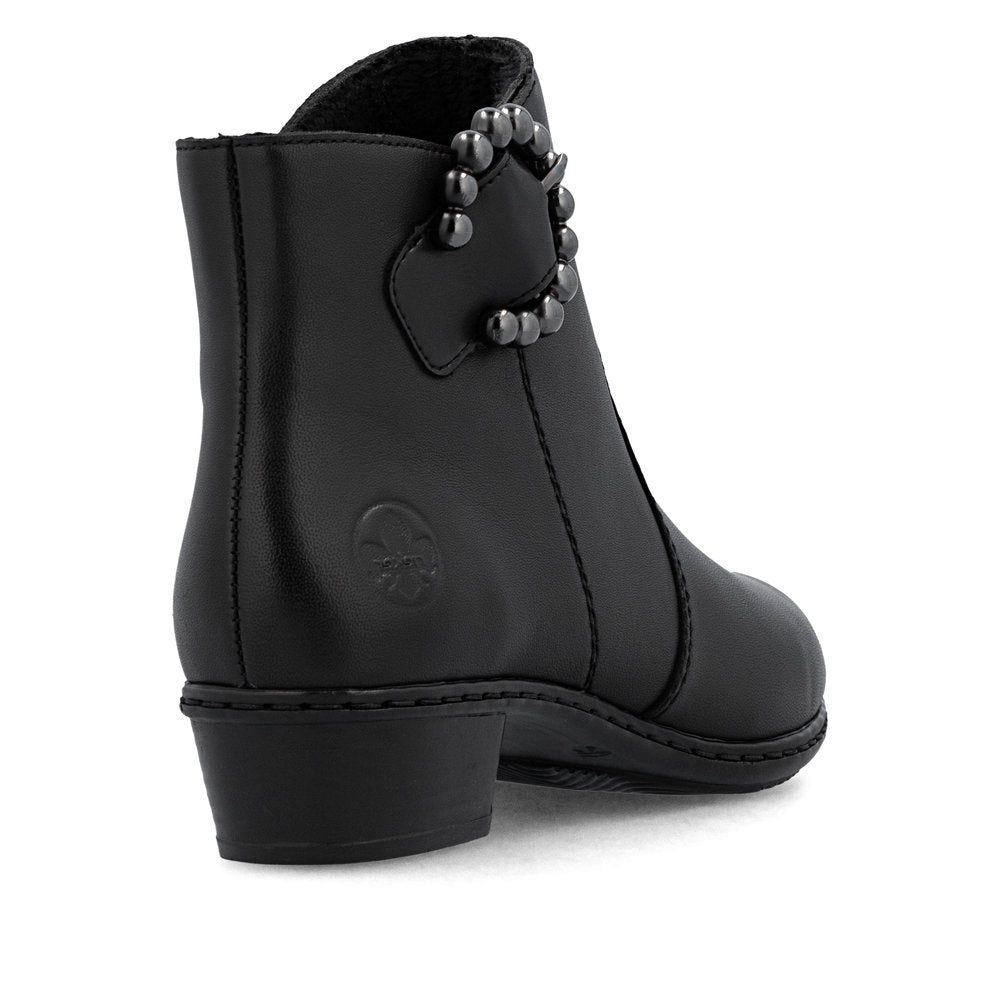 Rieker Y0797 Ankle Boots in Black