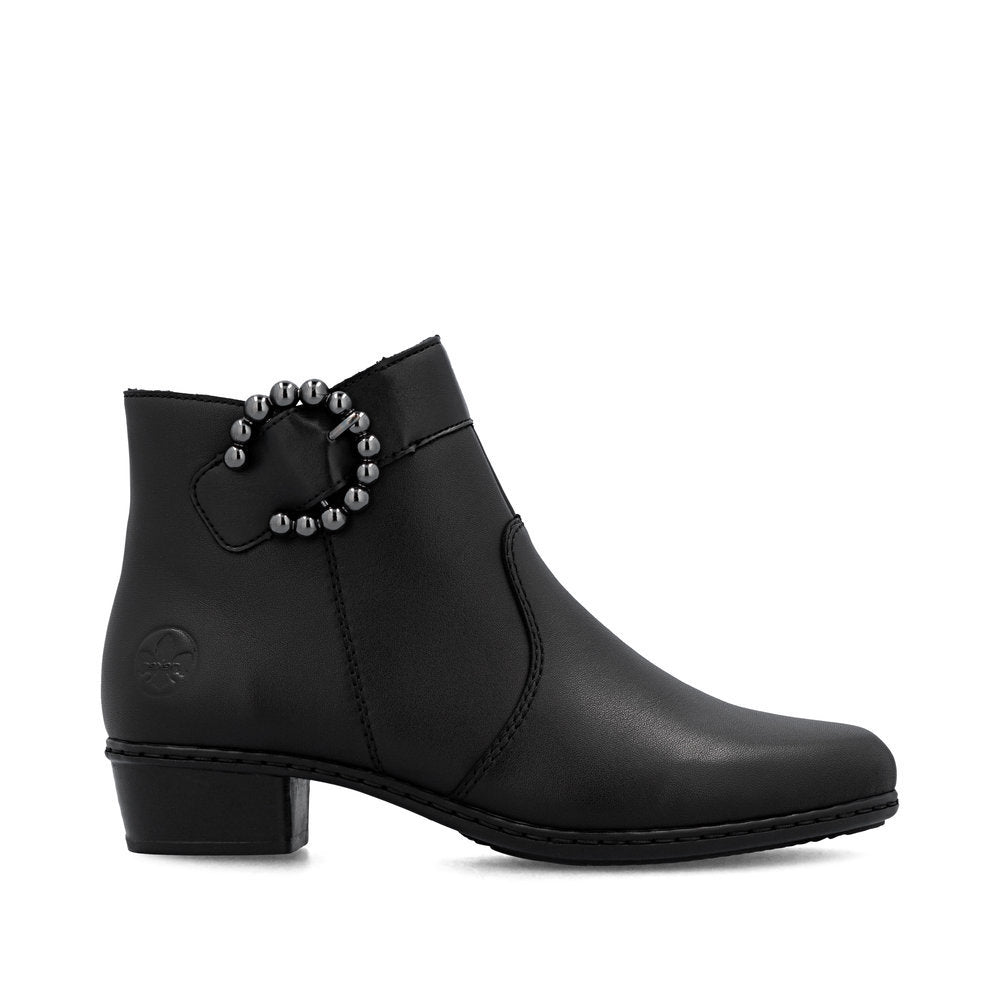 Rieker Y0797 Ankle Boots in Black