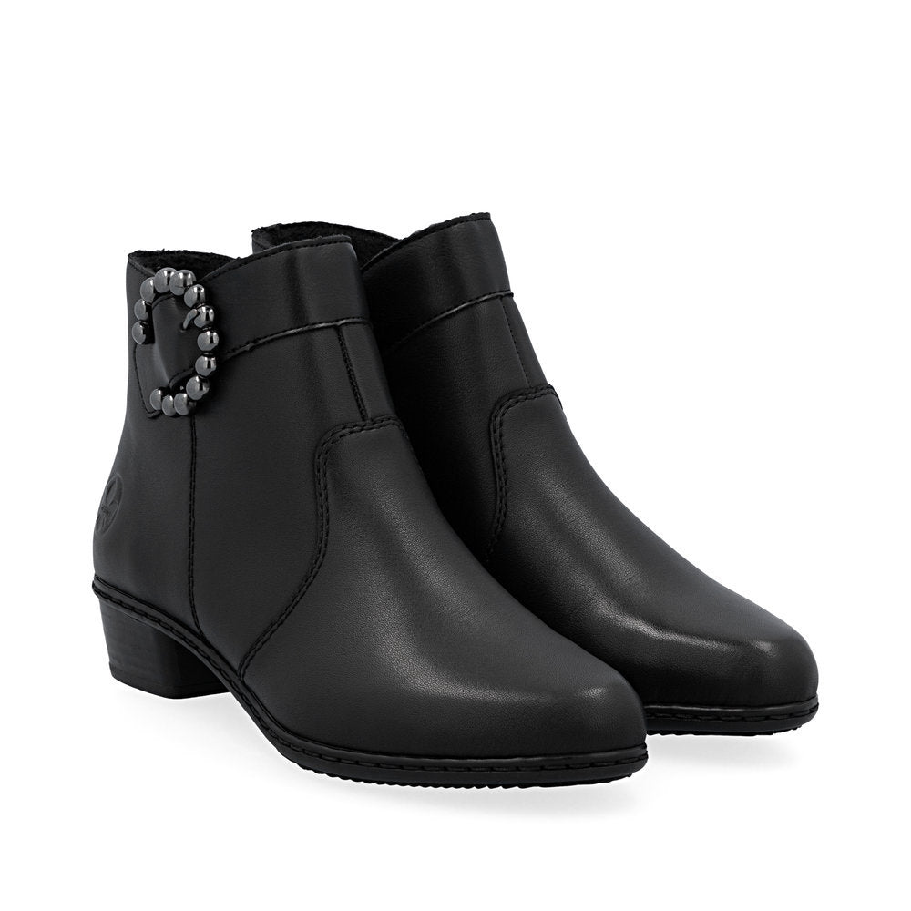 Rieker Y0797 Ankle Boots in Black
