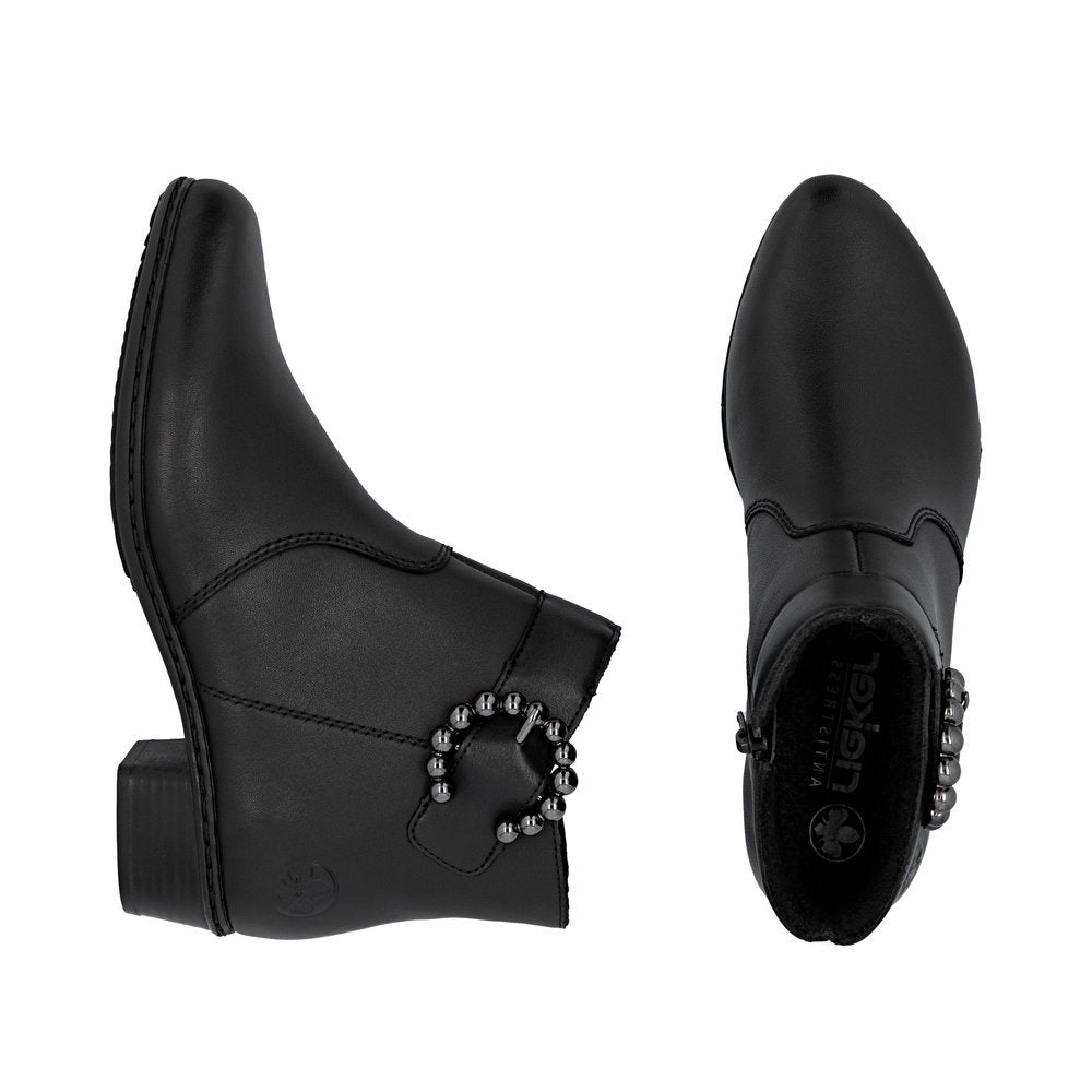 Rieker Y0797 Ankle Boots in Black