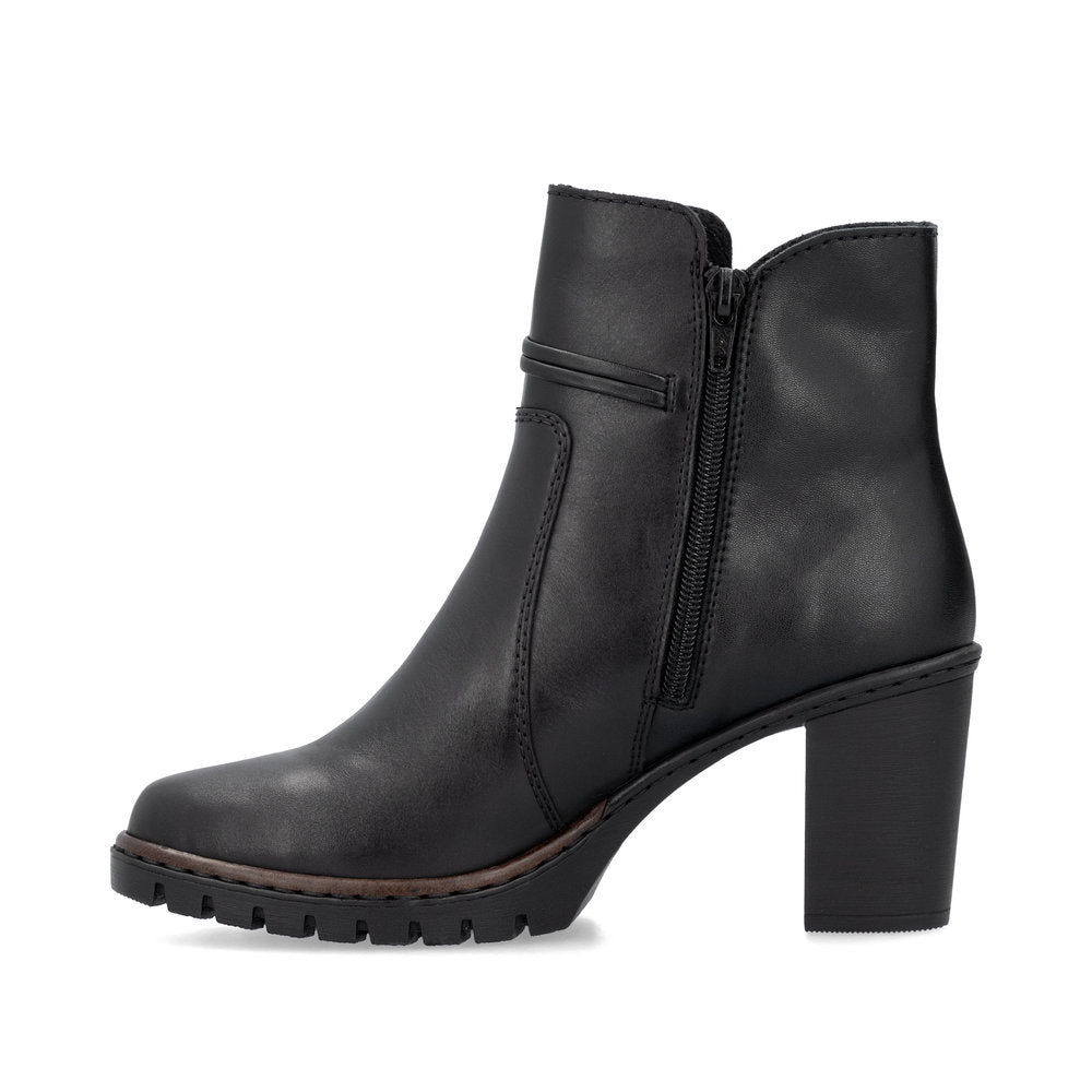 Rieker Y2567 Dress Ankle Boot in Black