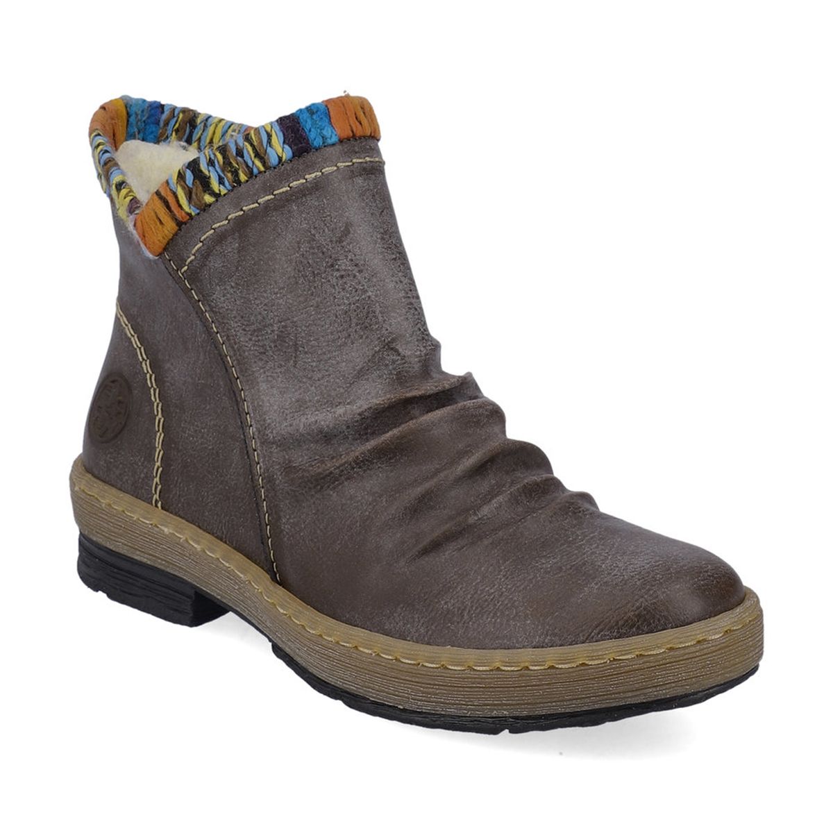 Z6755 Grey Ankle Boots
