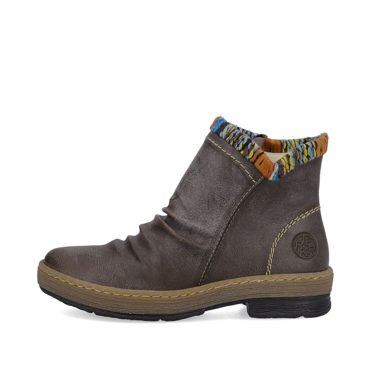 Z6755 Grey Ankle Boots