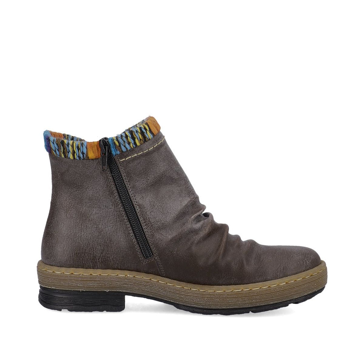 Z6755 Grey Ankle Boots