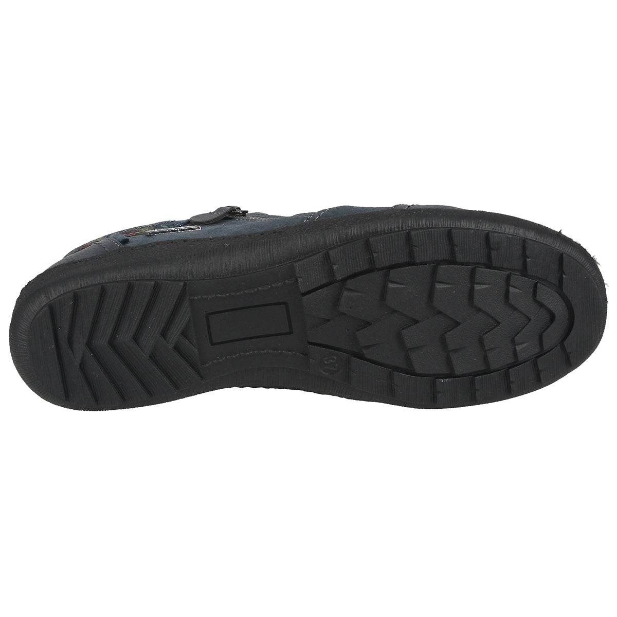 Romika Ellie 01 Side Zip Casual Waterproof Shoe in Blue