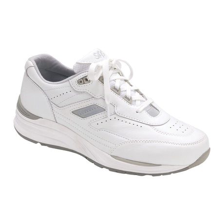 SAS Journey men’s lace-up sneaker with breathable mesh and leather upper, knit lining, EZ lace system, cushioned removable footbed, and flexible non-marking outsole. Style #2020-001