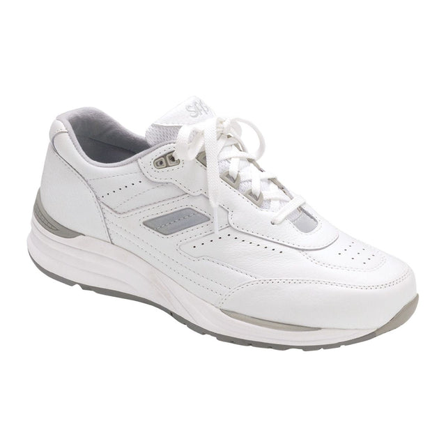 SAS Journey men’s lace-up sneaker with breathable mesh and leather upper, knit lining, EZ lace system, cushioned removable footbed, and flexible non-marking outsole. Style #2020-001