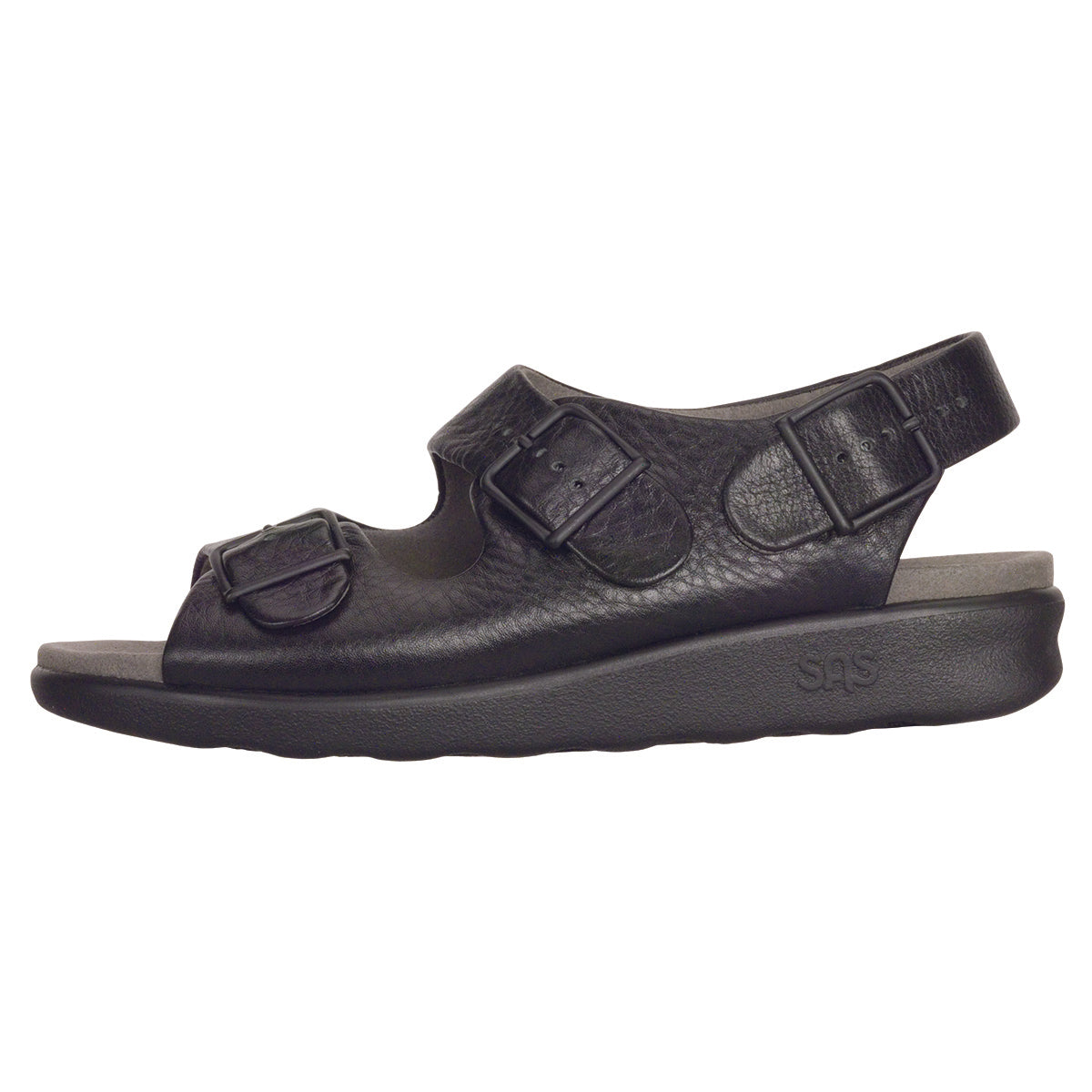 SAS Relaxed Women's Heel Strap Sandal in Black