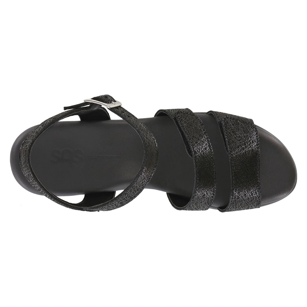 SAS Savanna Women's Heel Strap Sandal In Black