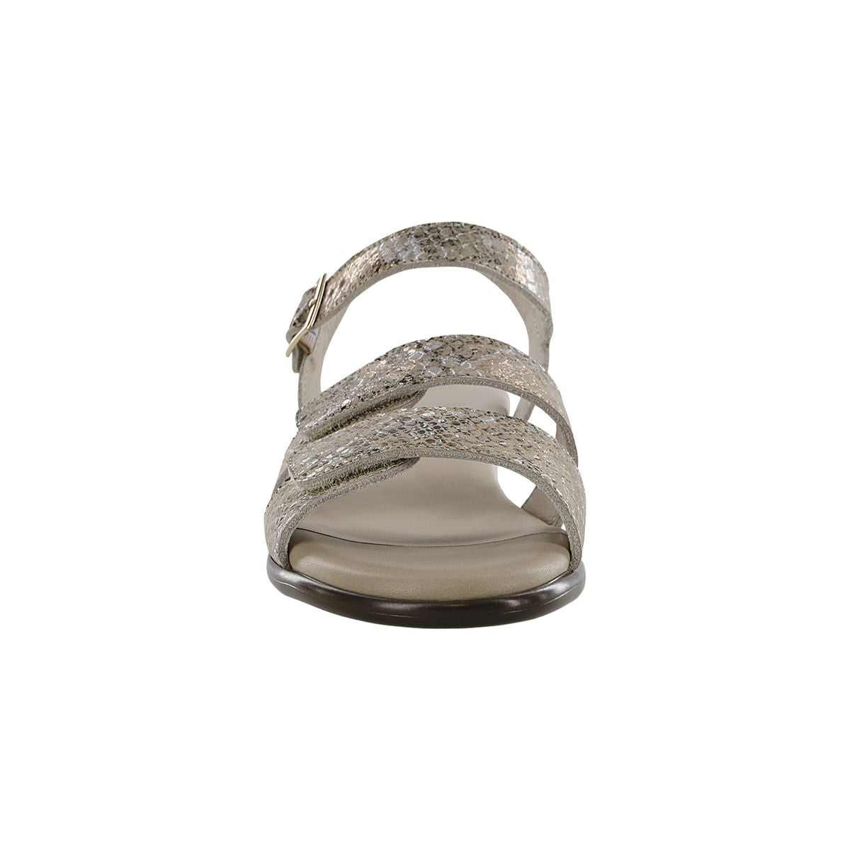 SAS Savanna Women's Heel Strap Sandal In Multi Gold