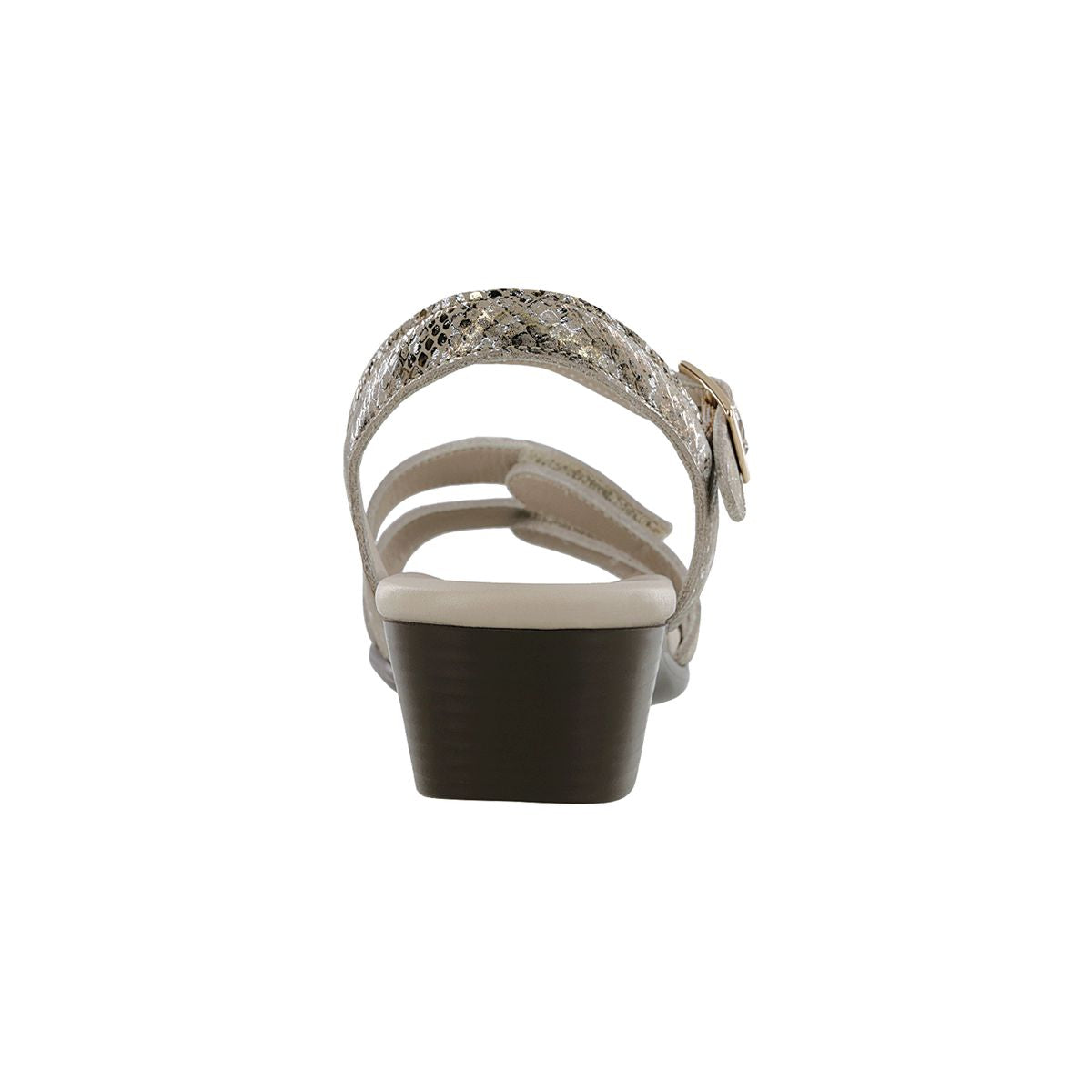 SAS Savanna Women's Heel Strap Sandal In Multi Gold