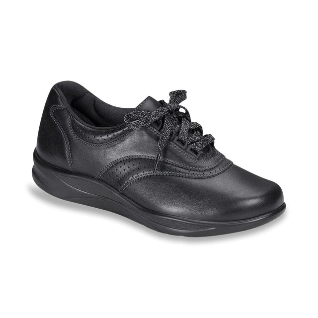 Women’s Walk Easy walking shoe in sleek design with cushioned lightweight sole, lace-up closure, and supportive footbed for all-day comfort and mobility. Style #2380-013