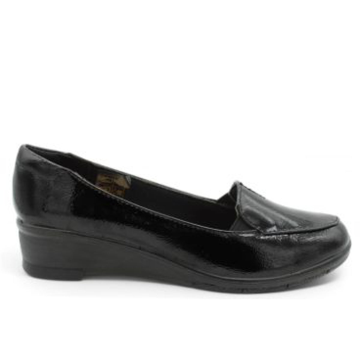 Womens Wedge Dress Patent Slip On #3160