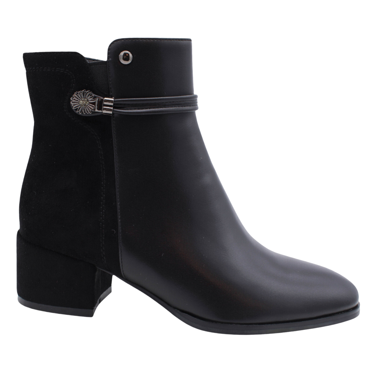 #F7001 Side Zip Ankle Boot