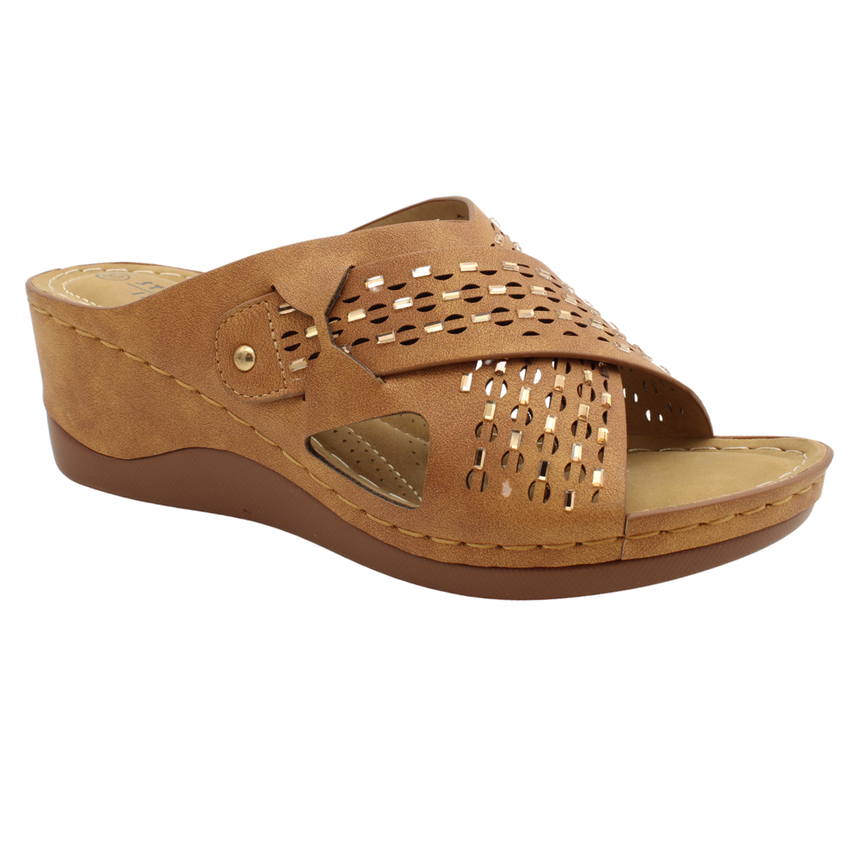 S5035 Wedge Slide Sandal