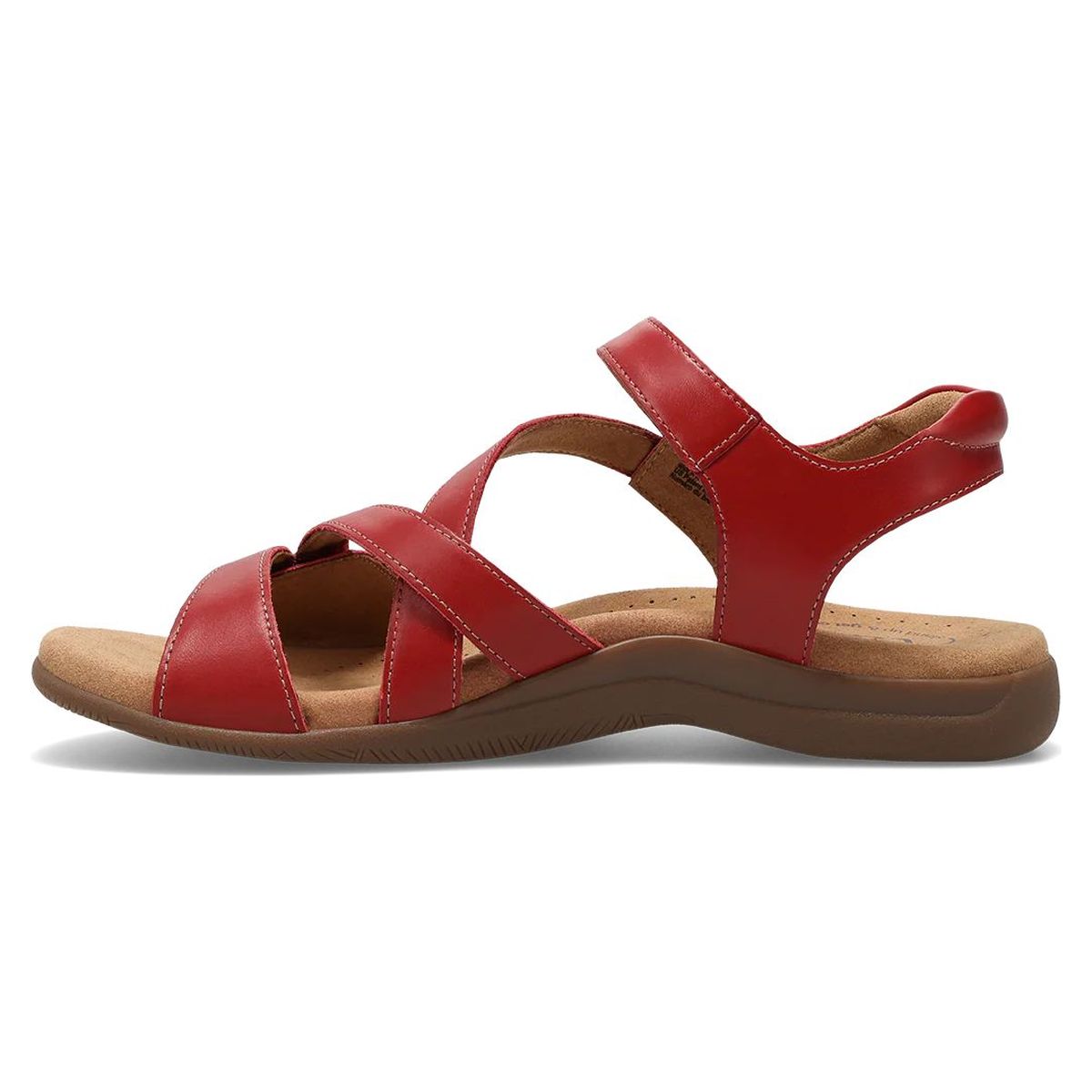 Big Time Slip On Sandal in Red
