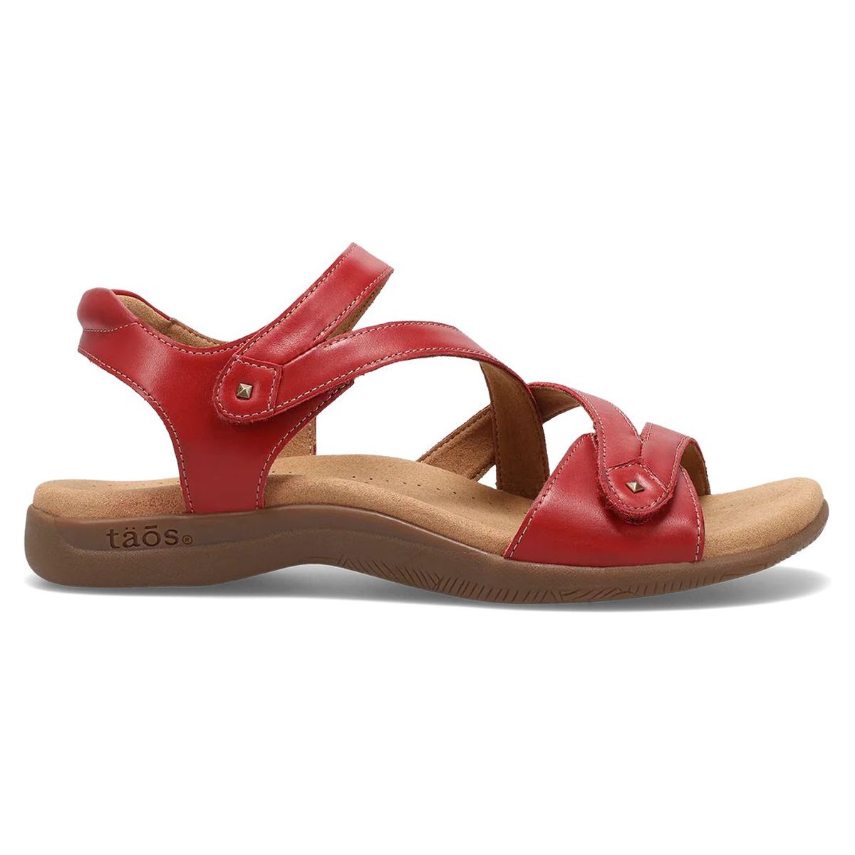 Big Time Slip On Sandal in Red
